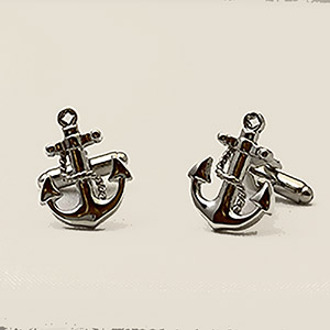 Cufflinks CUFFLINKS <br/>ANCHOR 1<br/>100% BRASS